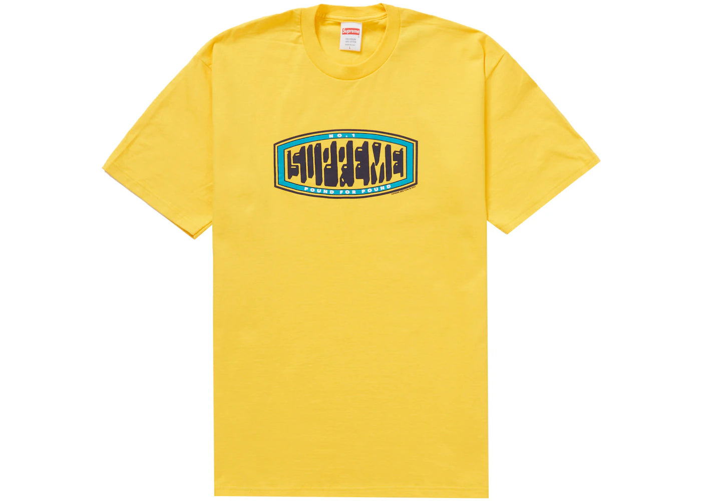Supreme Pound Tee Yellow