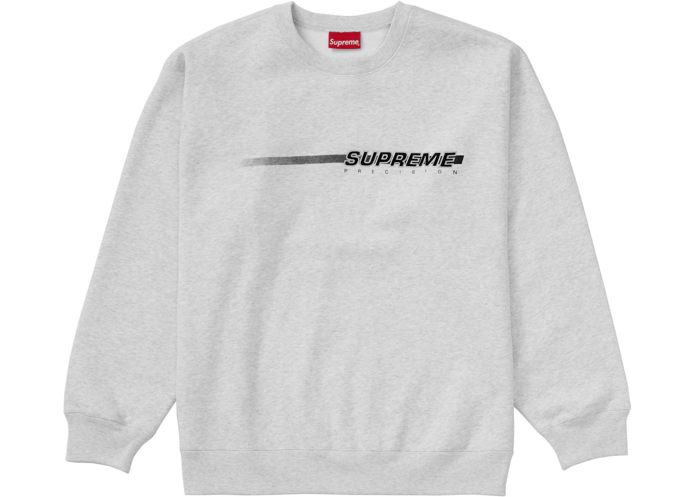 Supreme Precision Crewneck Ash Grey