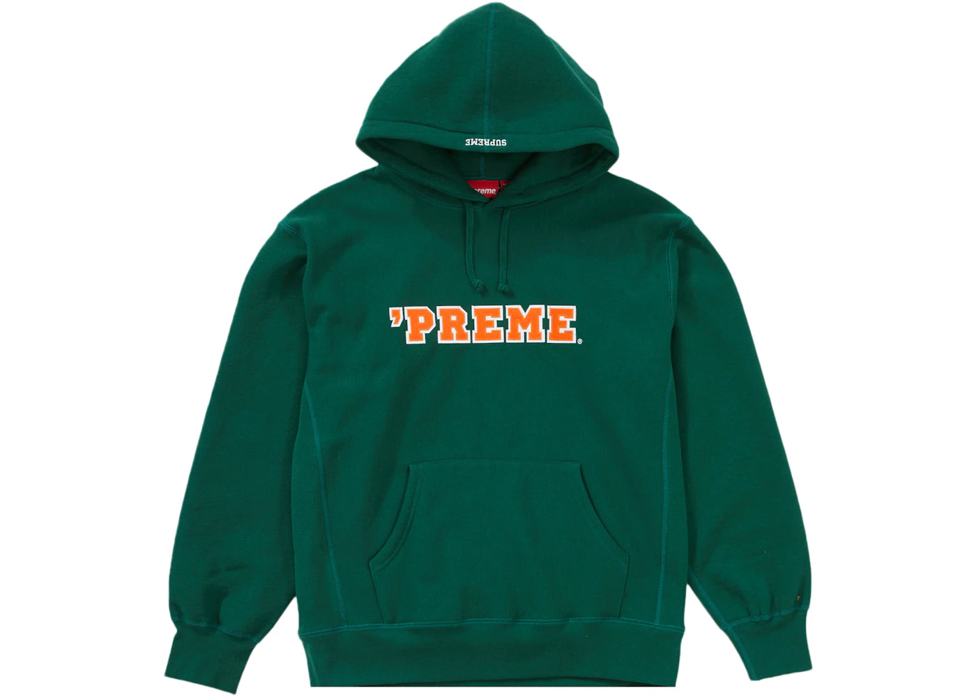 Supreme Preme Hooded Sweatshirt Dark Green