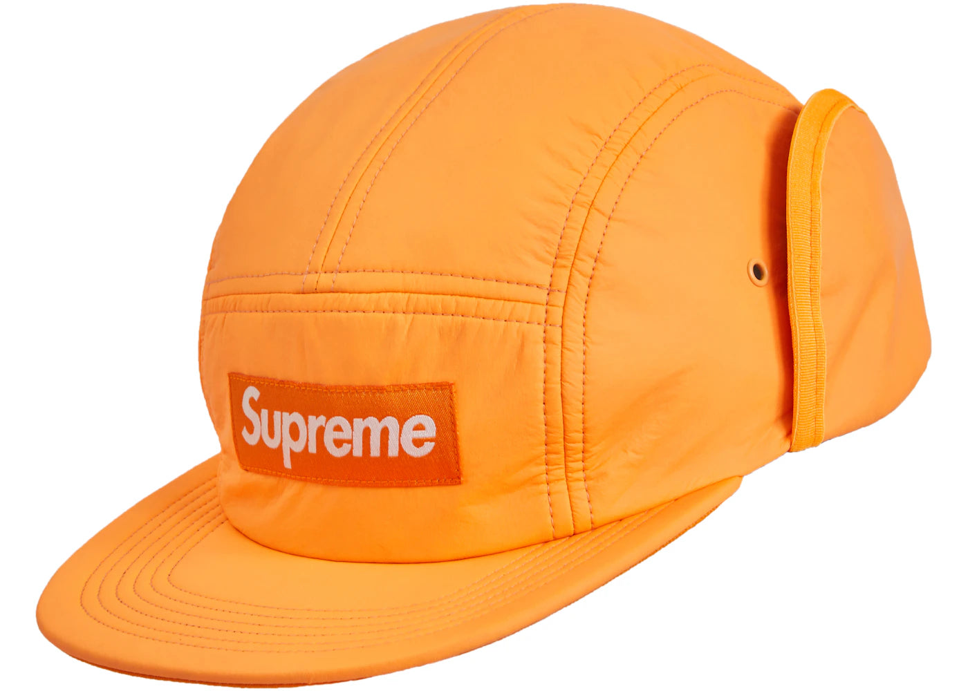 Supreme PrimaLoft Earflap Camp Cap Fluorescent Orange
