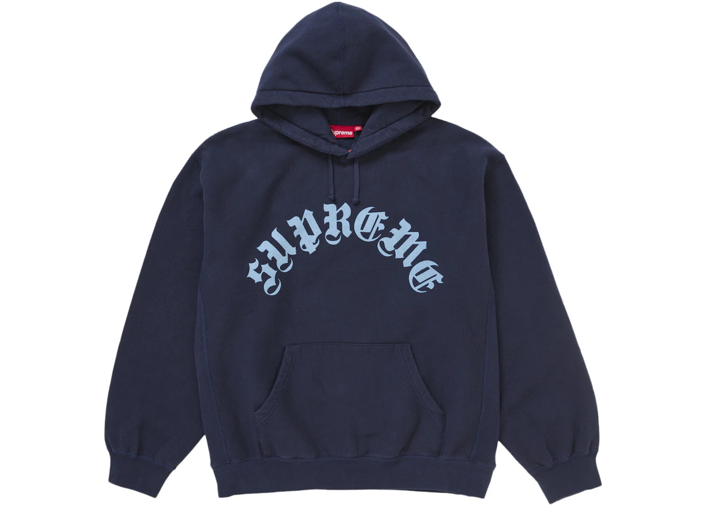 Supreme Printed Arc Hooded Sweatshirt Navy