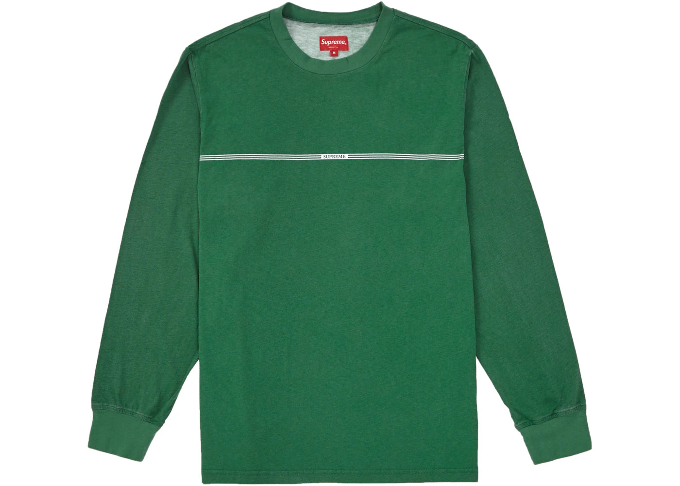 Supreme Printed Stripe L/S Top Green