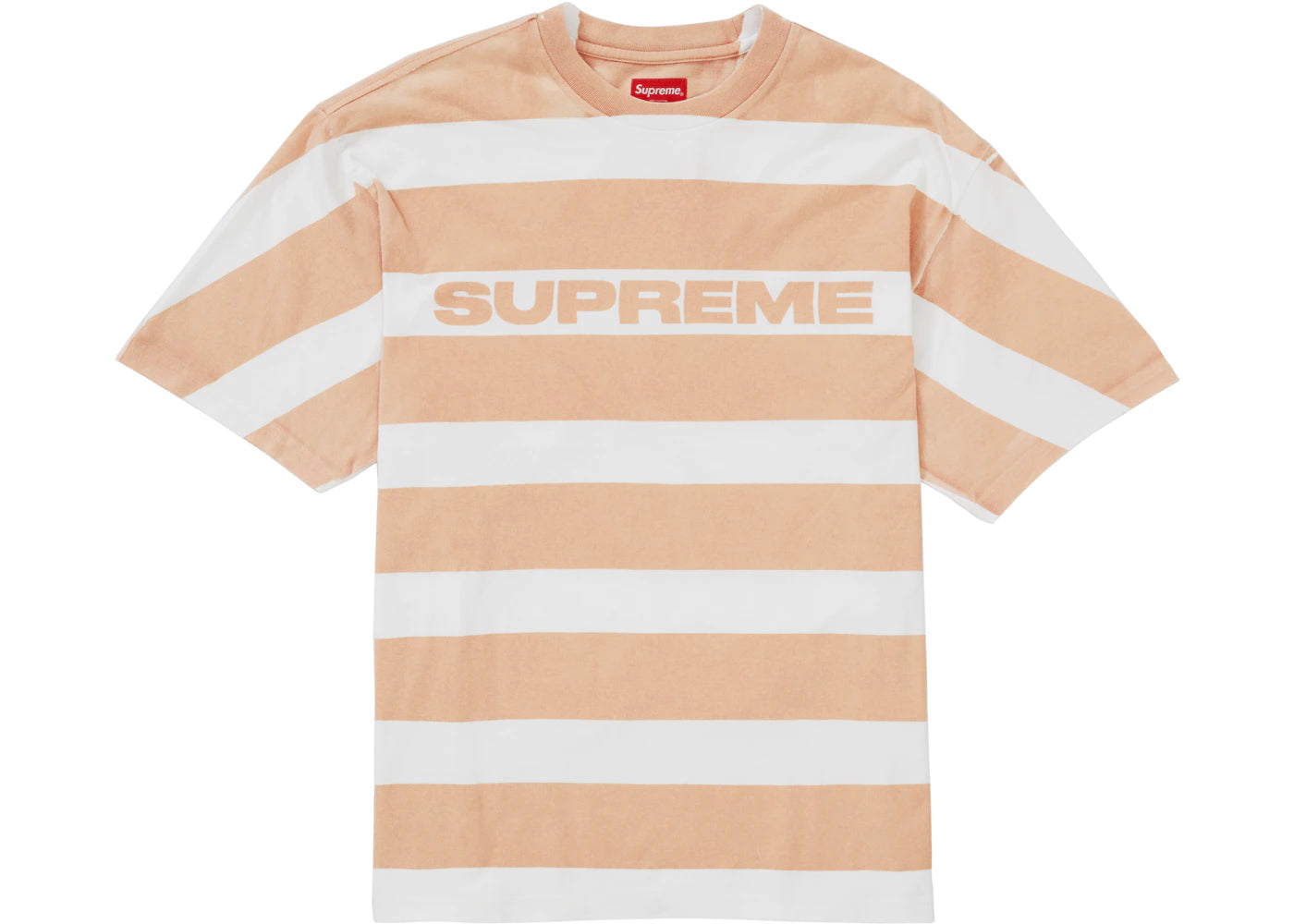 Supreme Printed Stripe S/S Top Peach