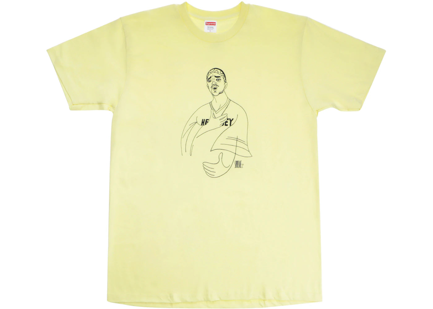 Supreme Prodigy Tee Pale Yellow