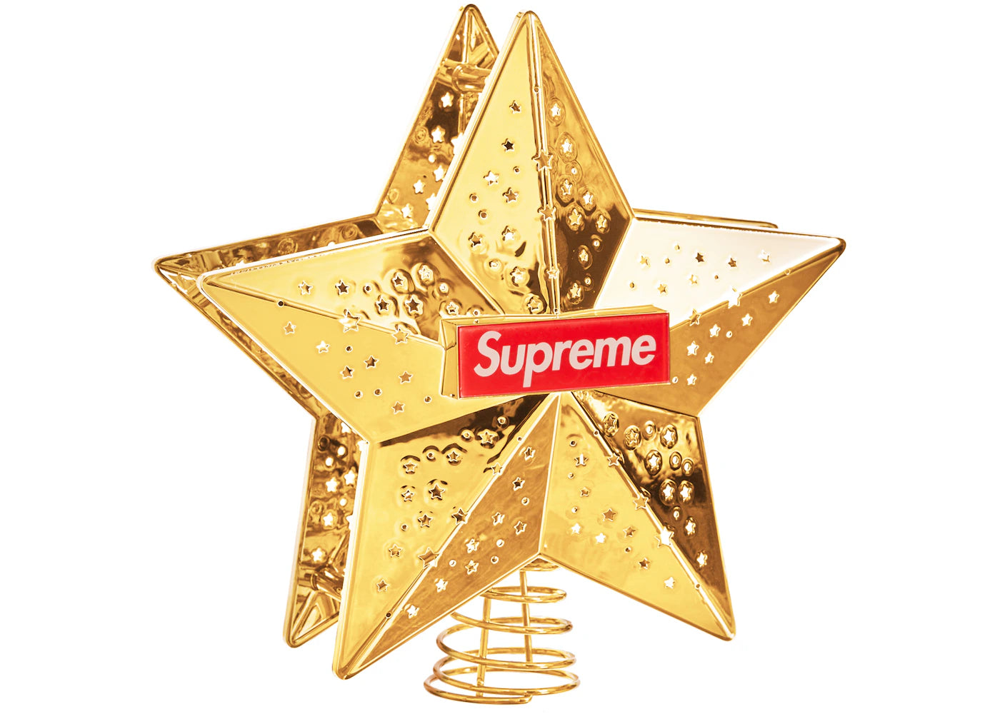 Supreme Projecting Star Tree Topper (UK Plug) Gold