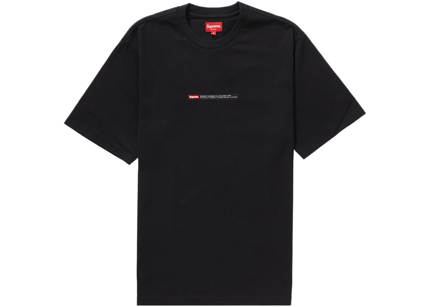 Supreme Property Label S/S Top Black