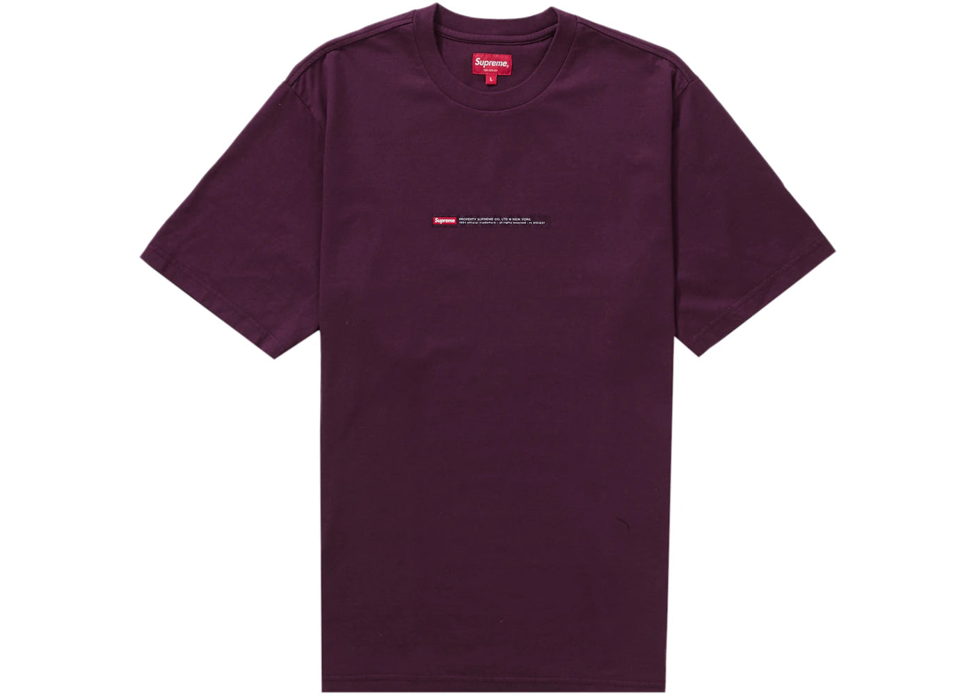 Supreme Property Label S/S Top Eggplant