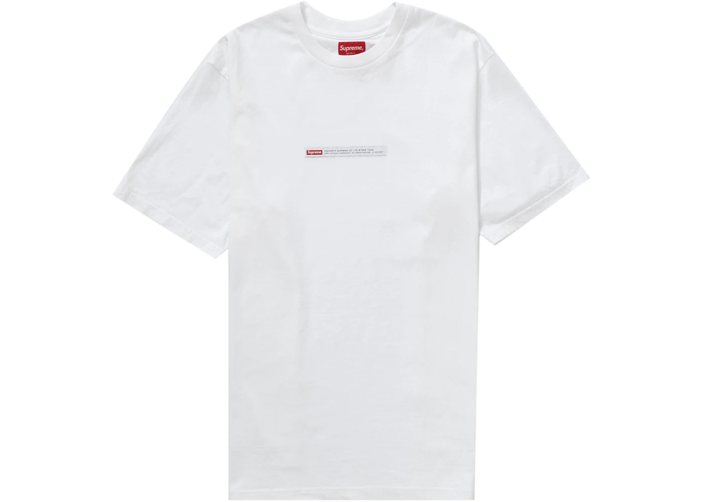 Supreme Property Label S/S Top White