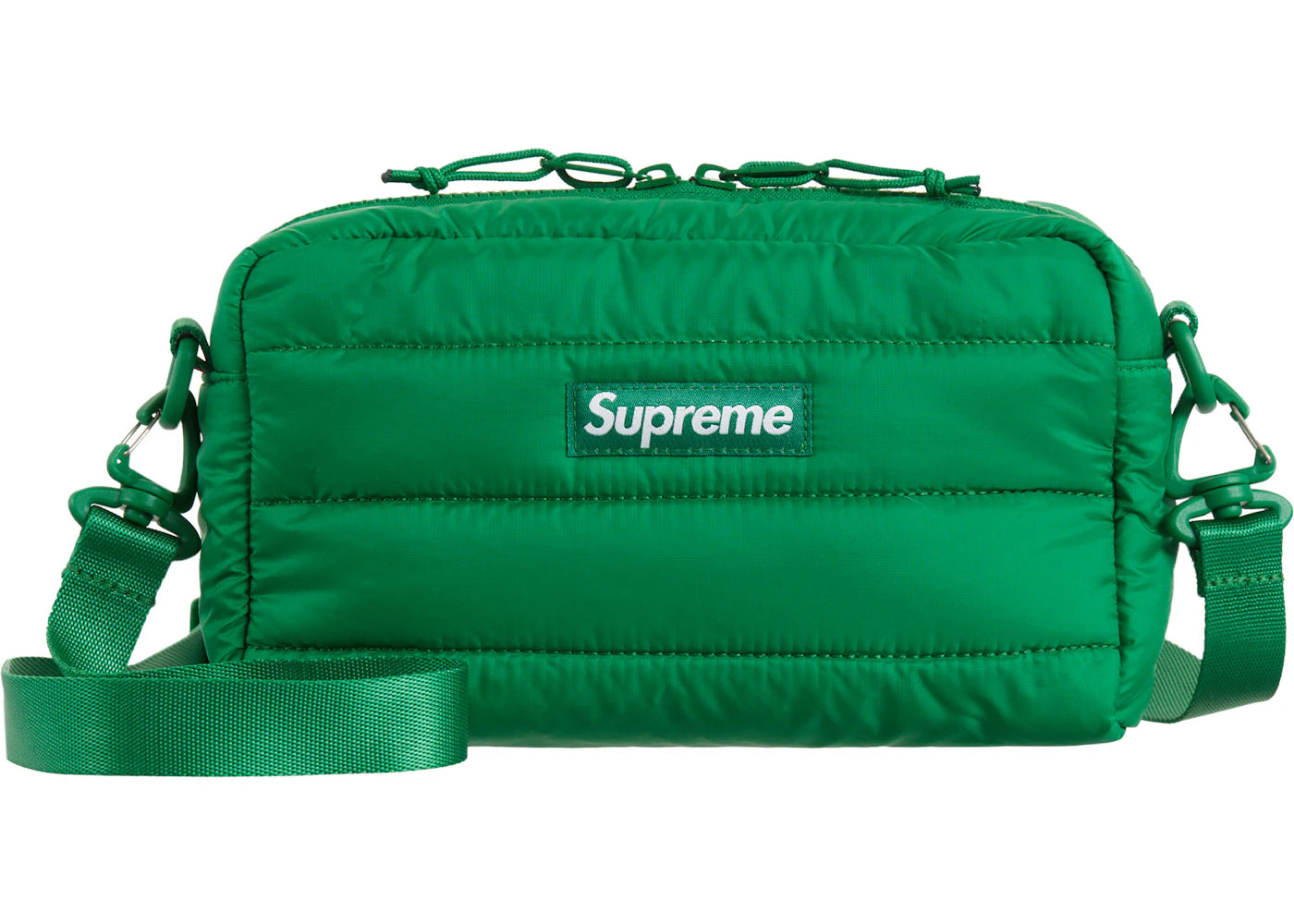 Supreme Puffer Side Bag Green