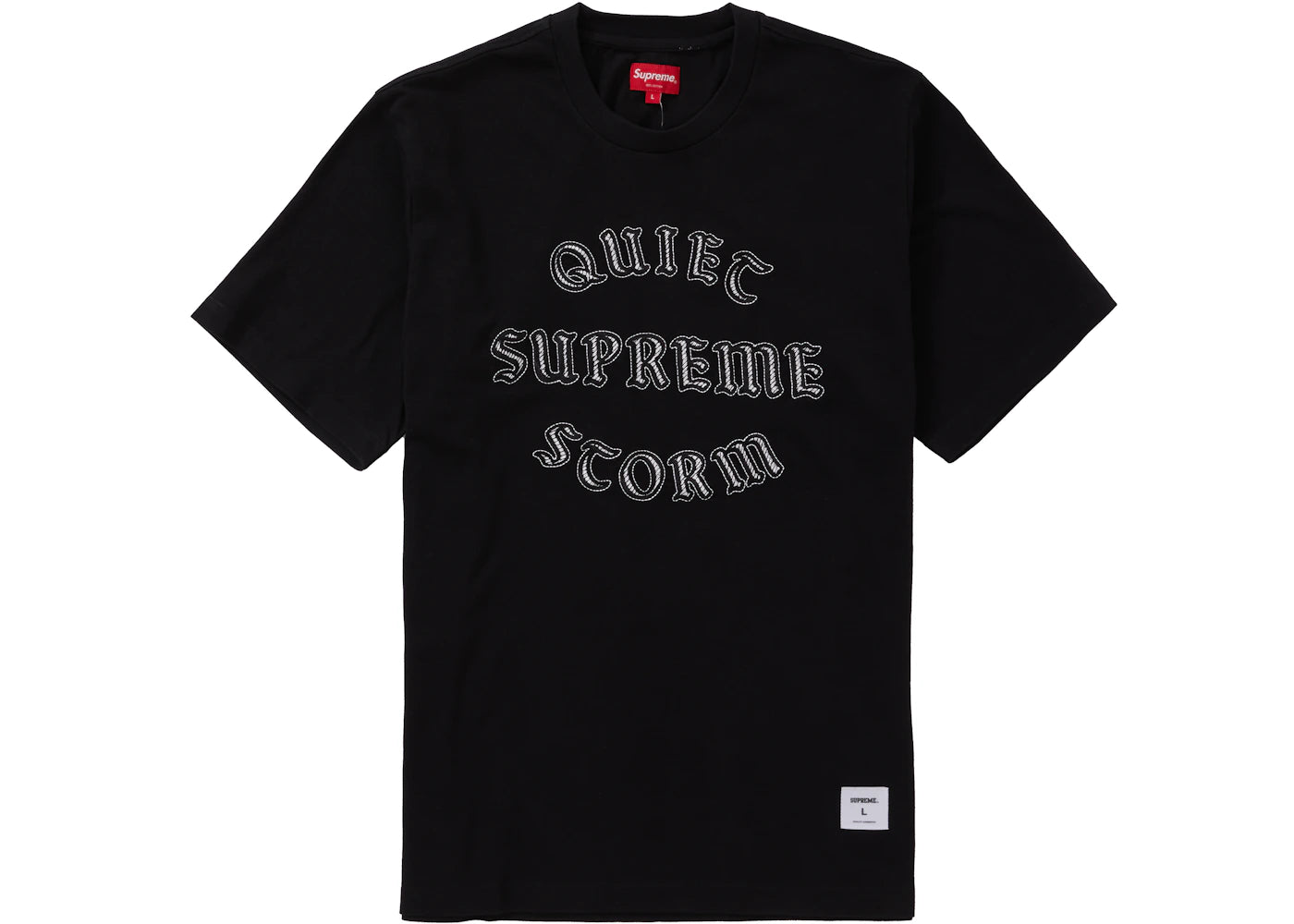 Supreme Quiet Storm S/S Tee Black