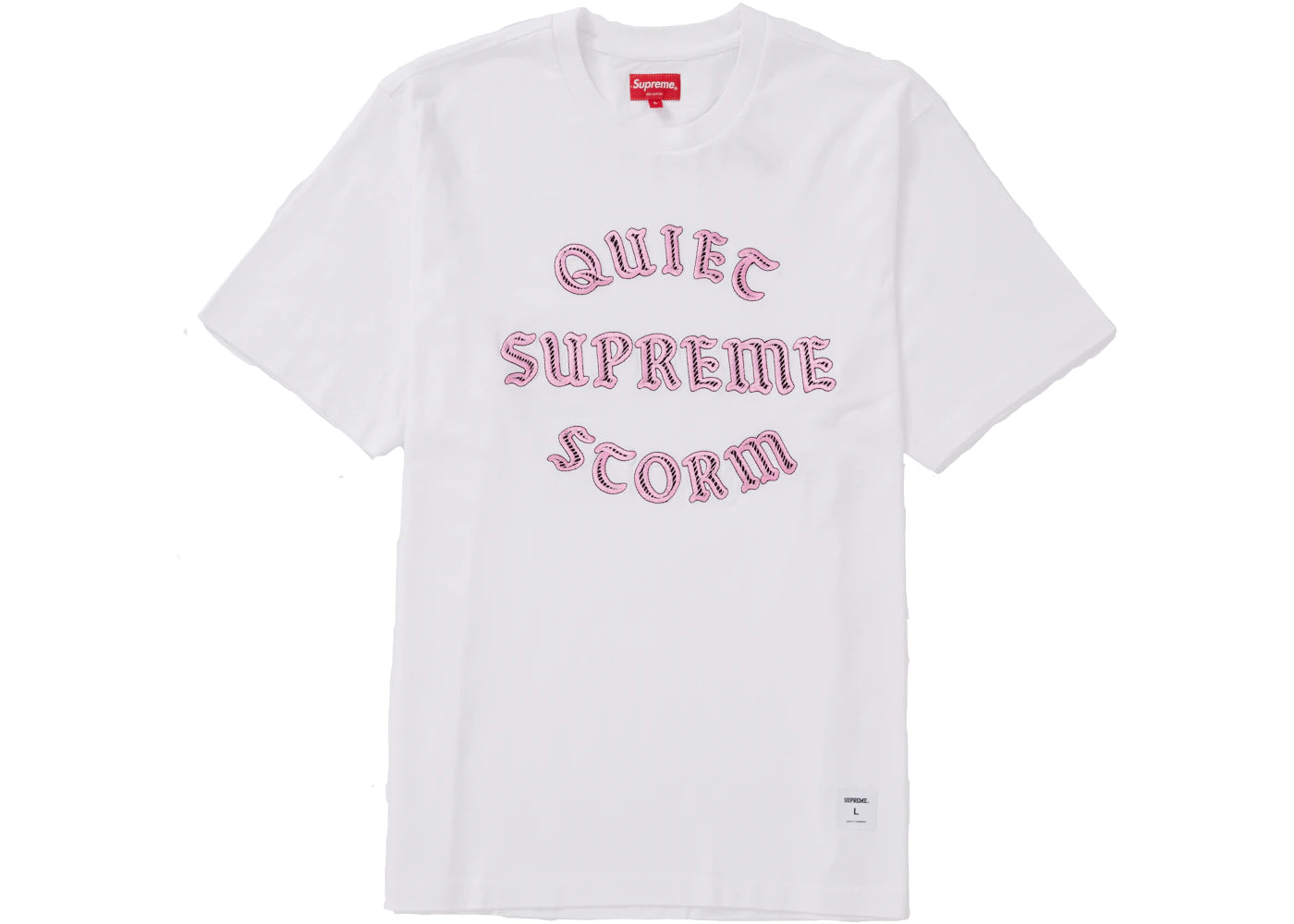 Supreme Quiet Storm S/S Tee White