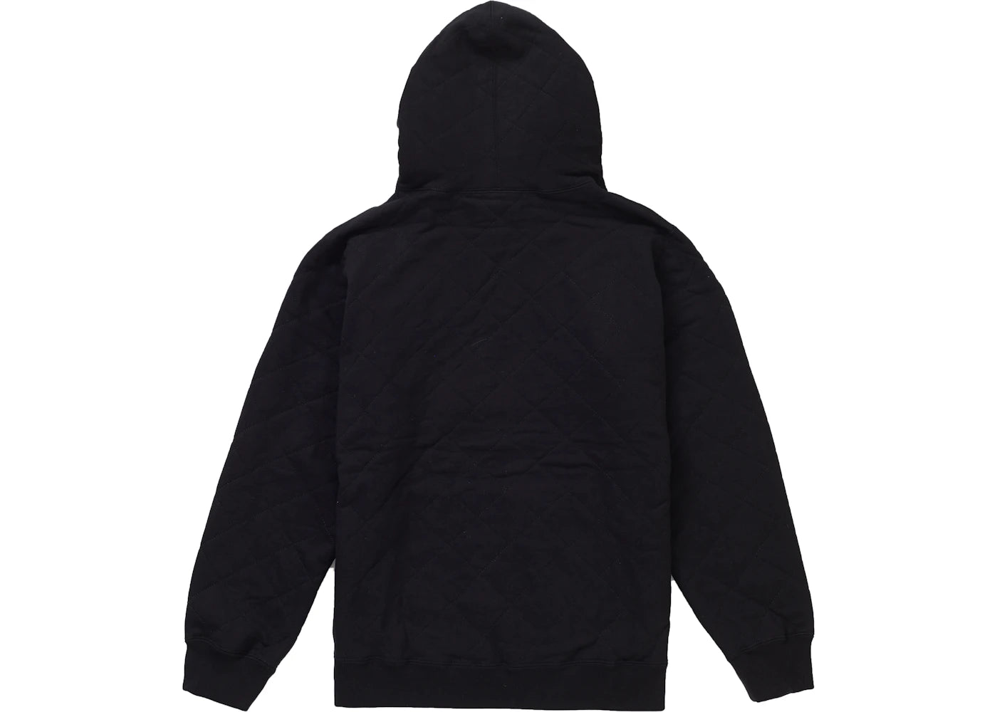 Supreme Quilted Hooded Sweatshirt Black