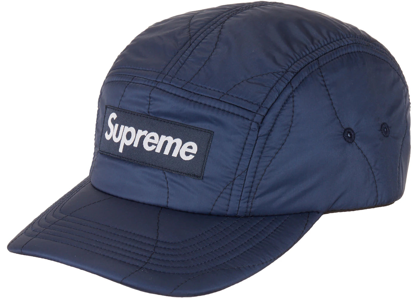 Supreme Quilted Liner Camp Cap Blue