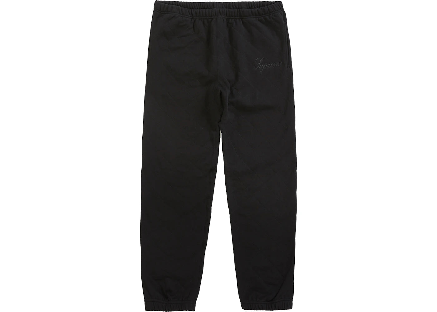 Supreme Quilted Sweatpant Black