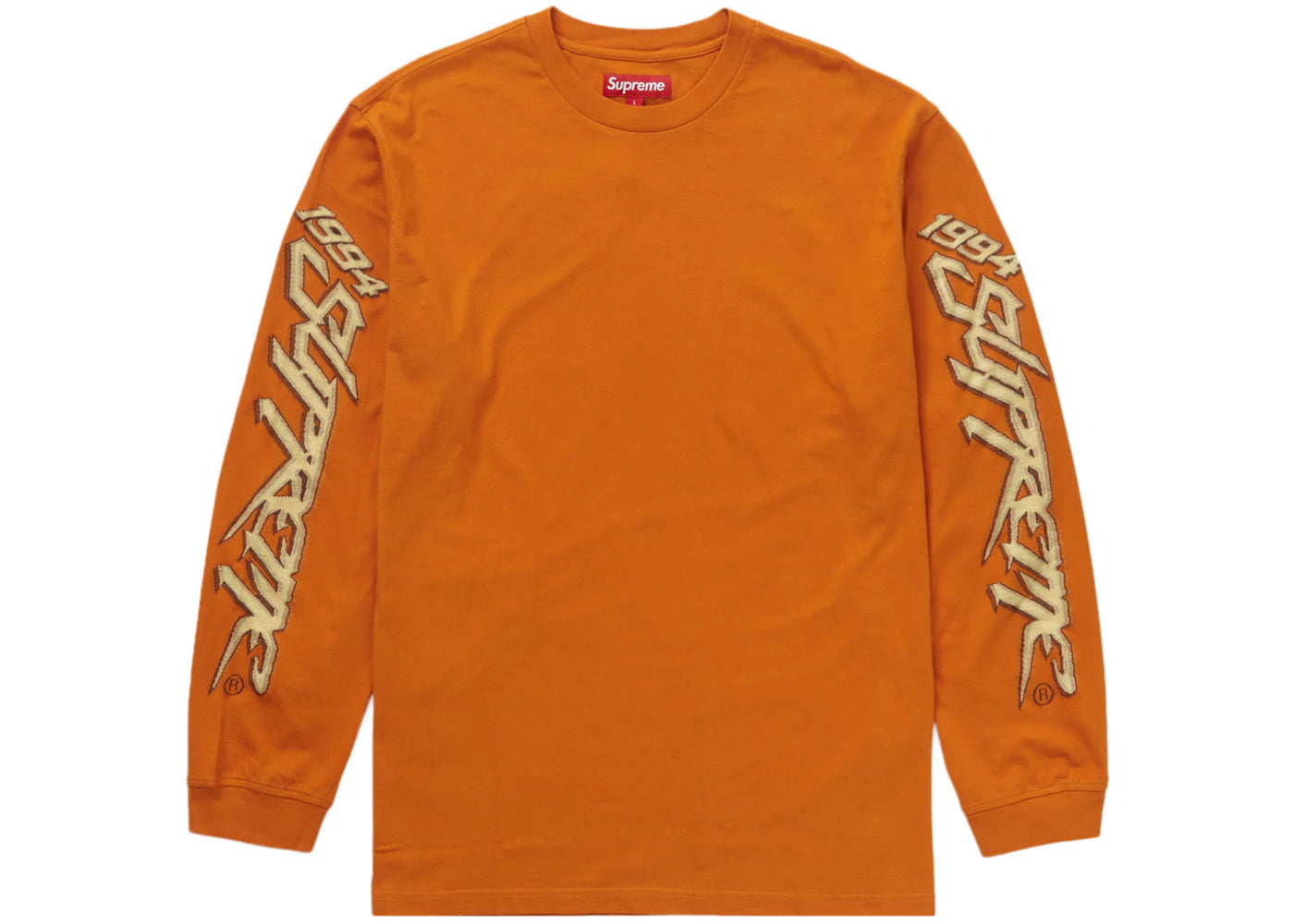 Supreme Racing Intarsia L/S Top Bright Orange