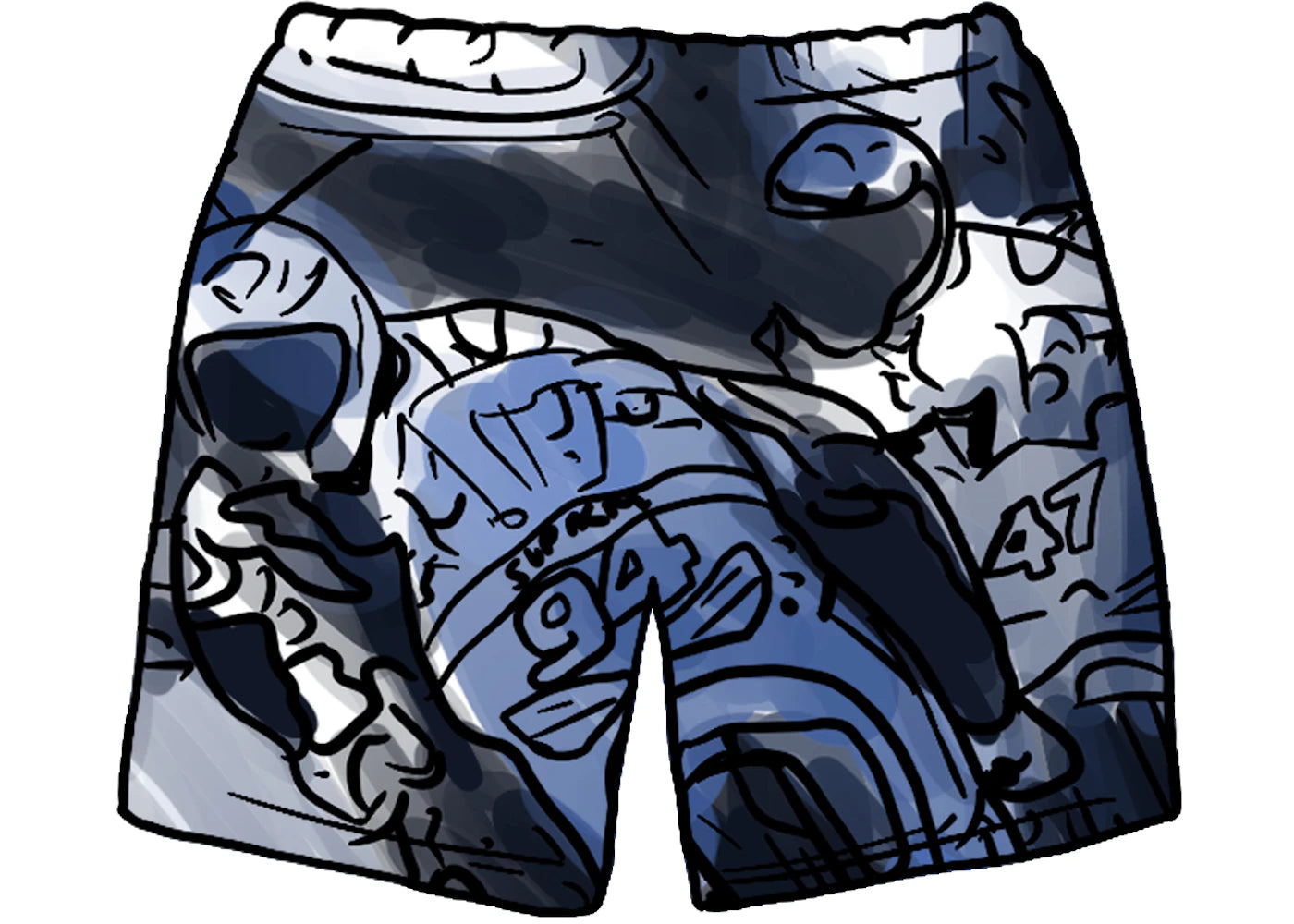 Supreme Racing Water Short Navy