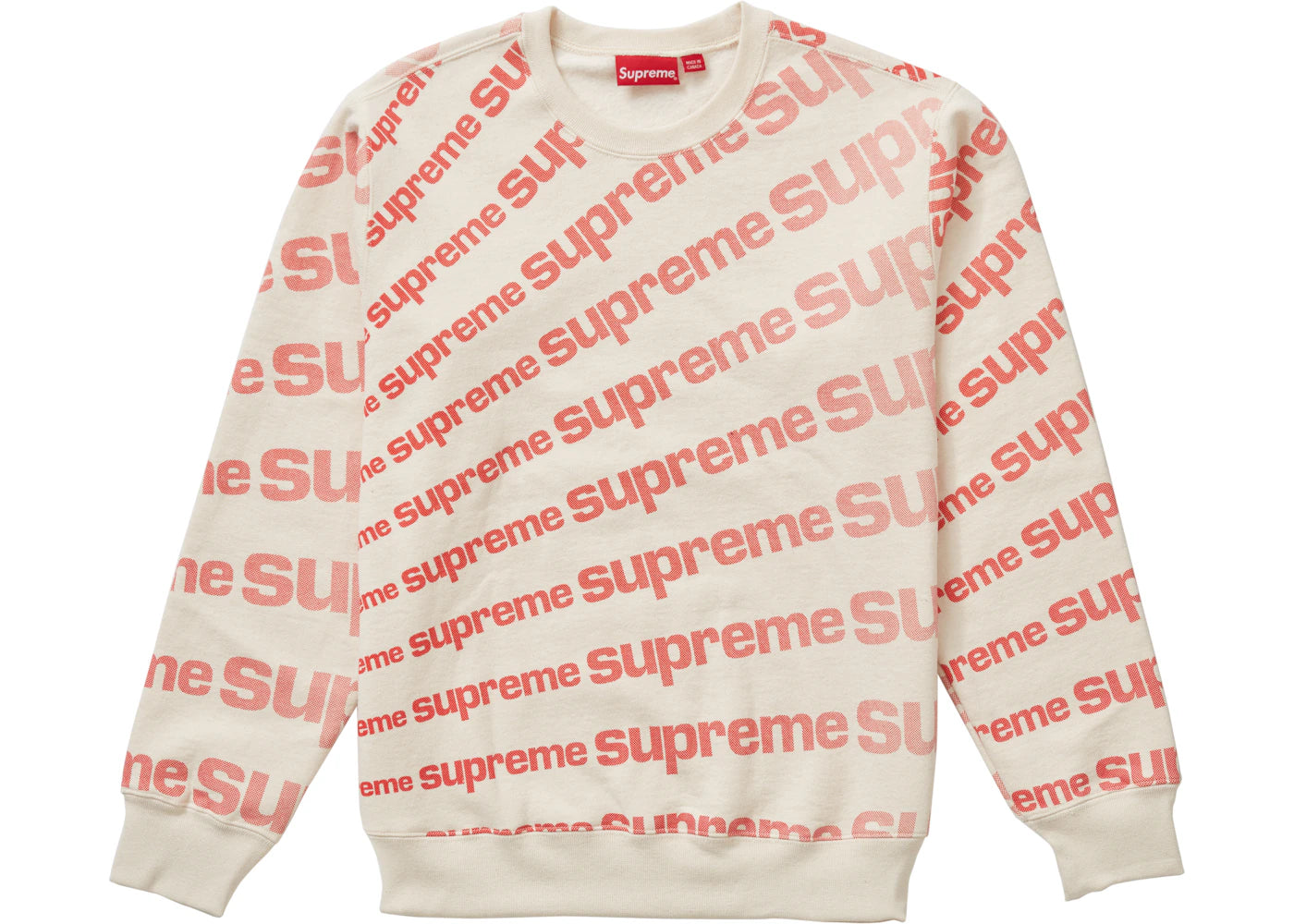 Supreme Radial Crewneck Natural