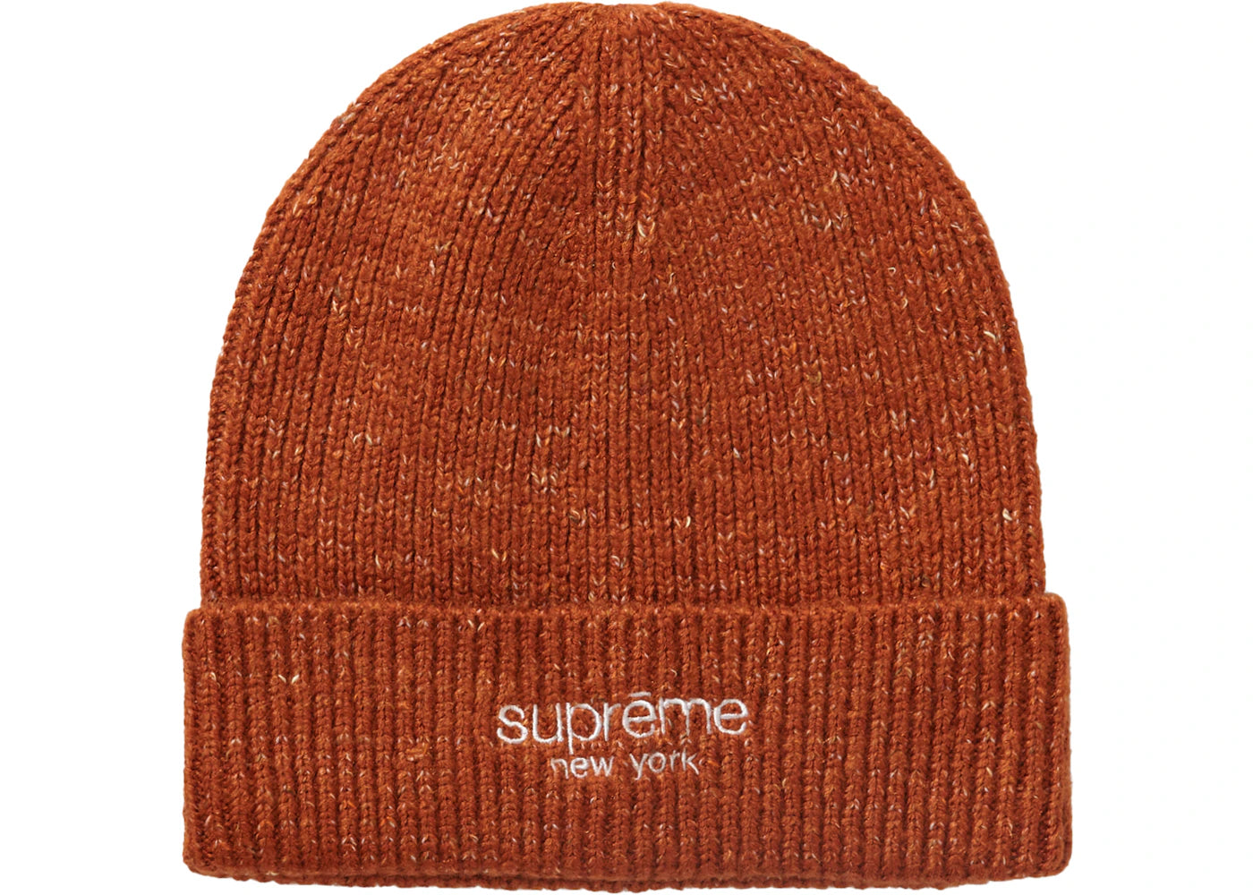 Supreme Rainbow Speckle Beanie Rust