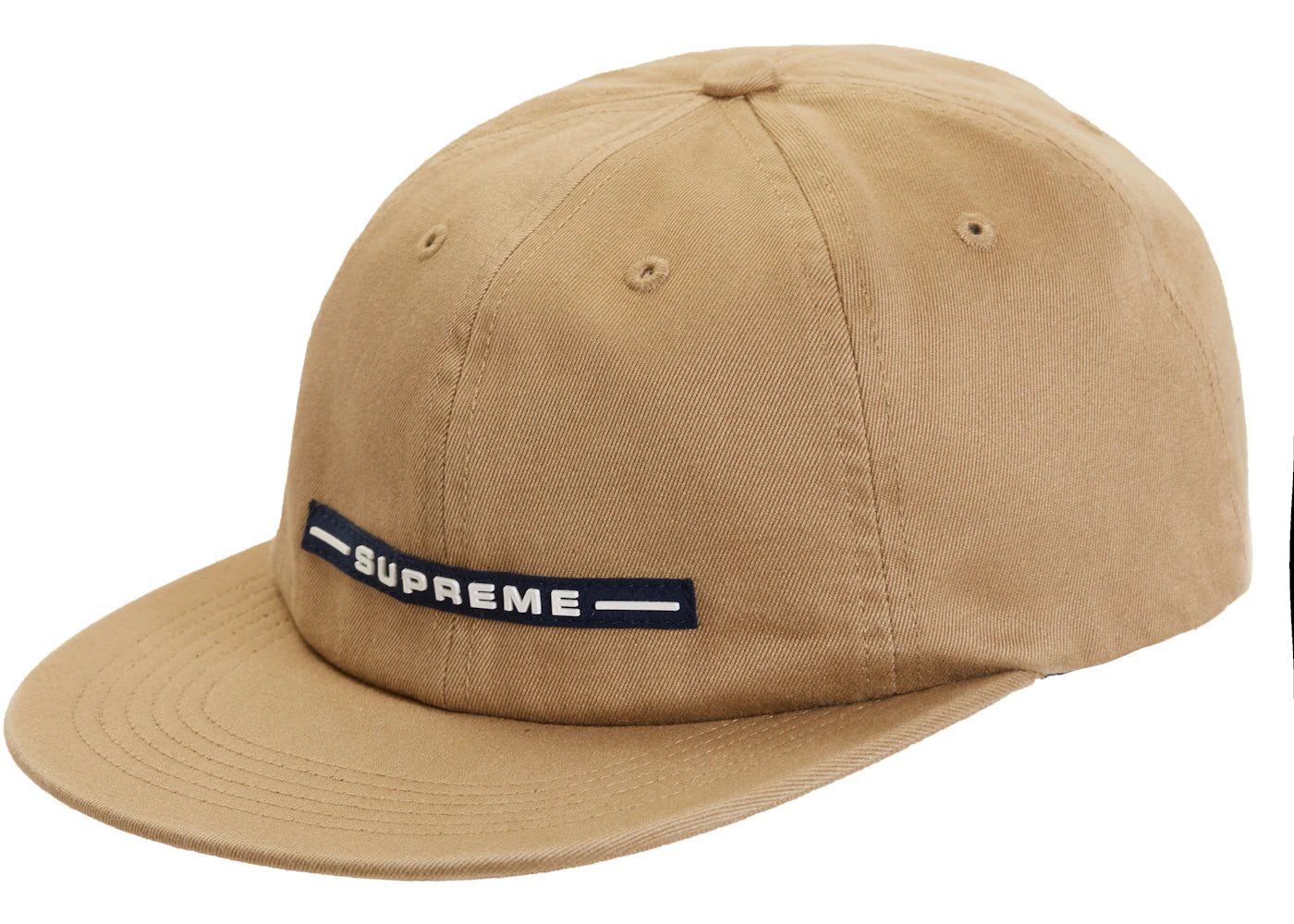 Supreme Raised Logo 6-Panel Tan