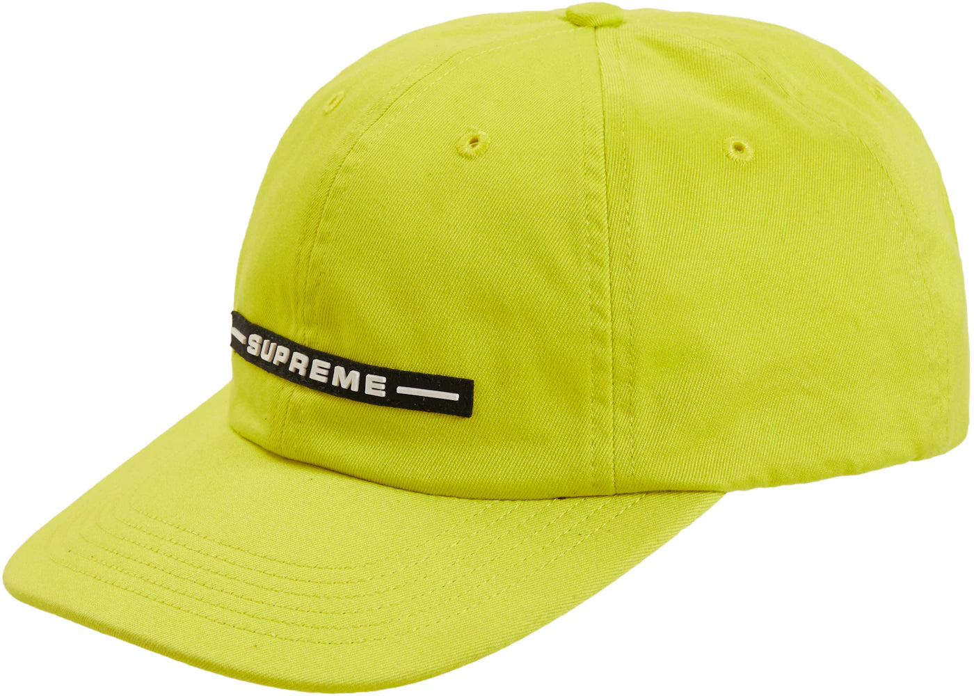 Supreme Raised Logo 6-Panel Yellow