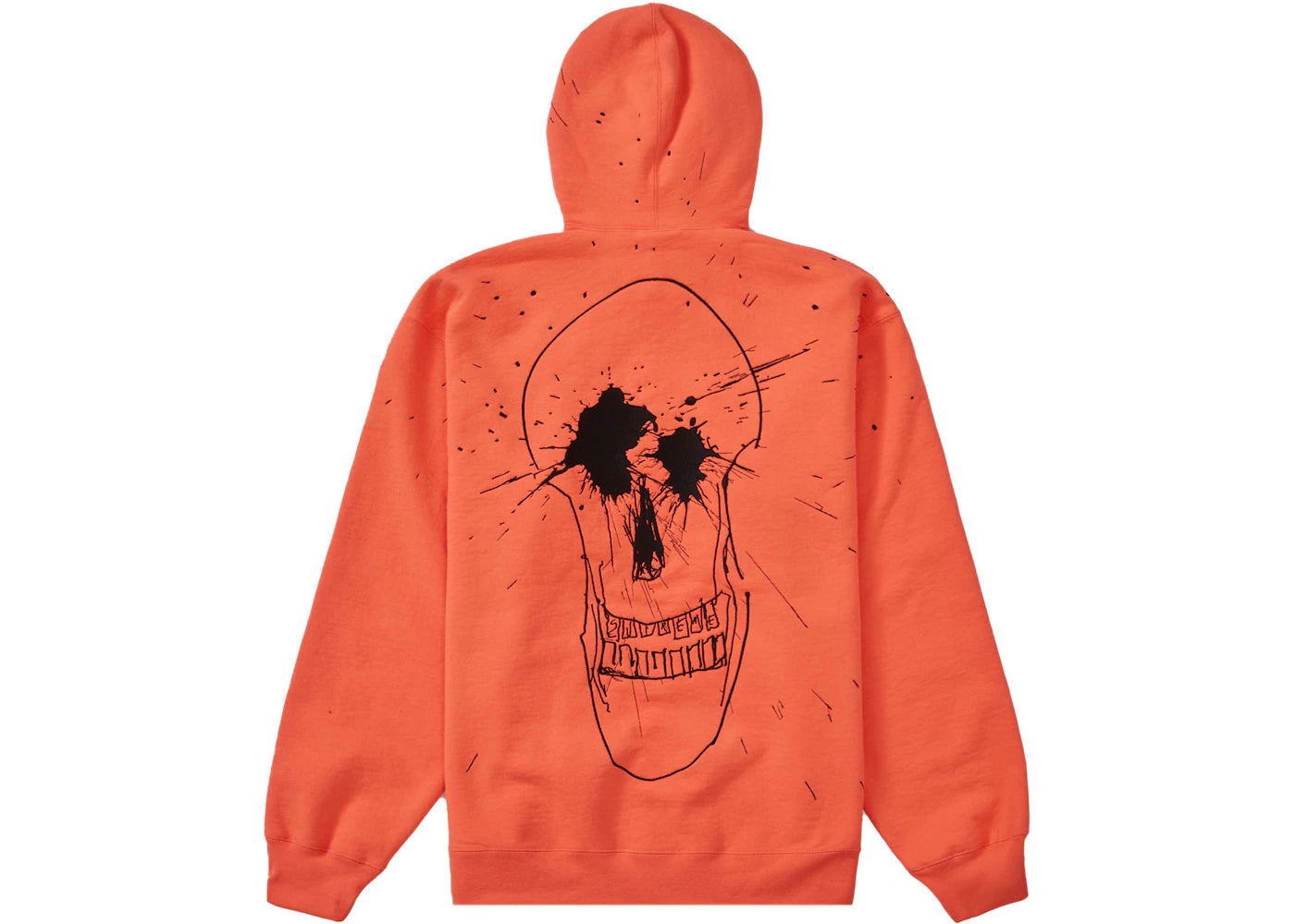 Supreme Ralph Steadman Skull Hooded Sweatshirt Apricot