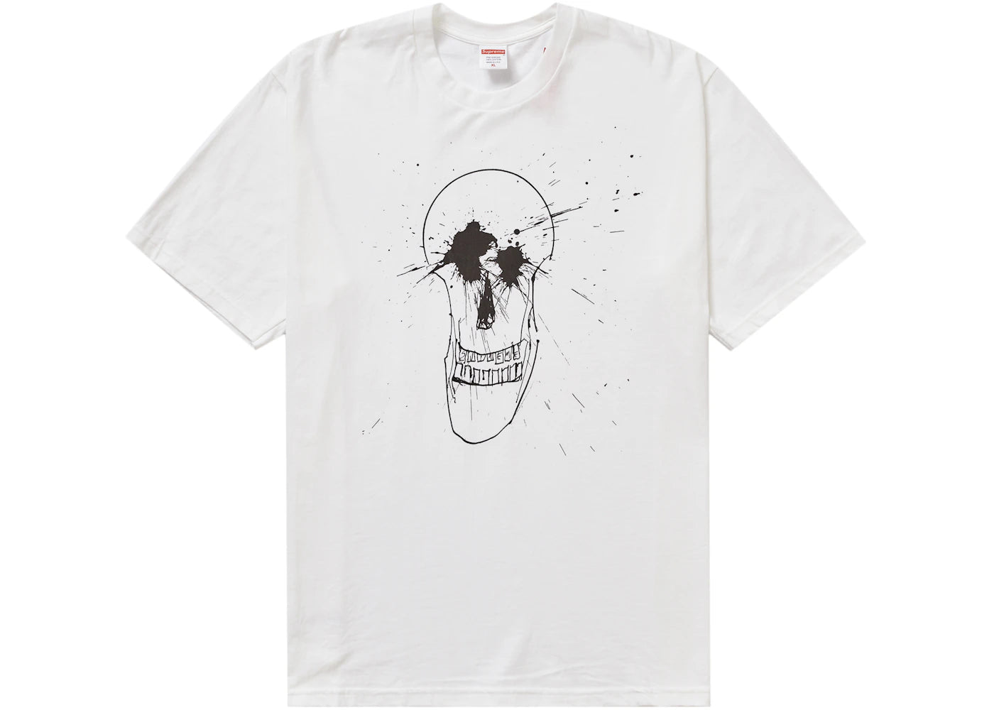 Supreme Ralph Steadman Skull Tee White