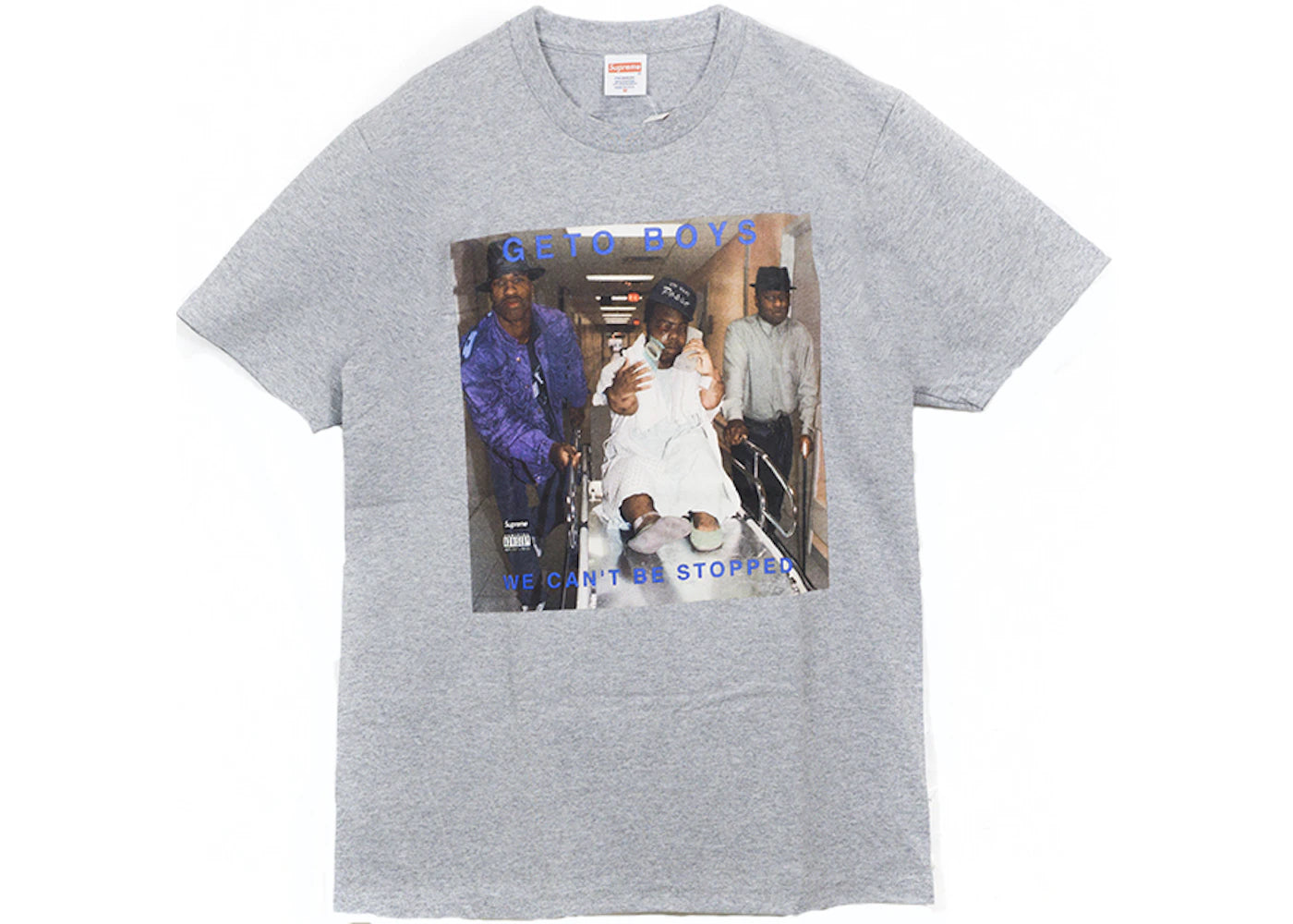 Supreme Rap A Lot Records Geto Boys Tee Grey