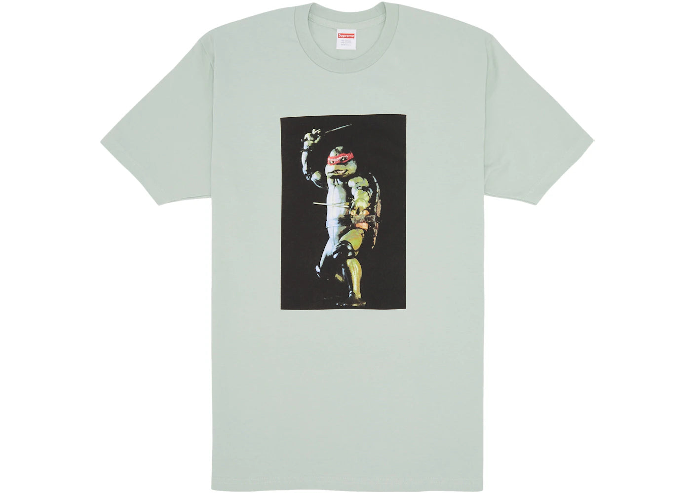 Supreme Raphael Tee Pale Aqua