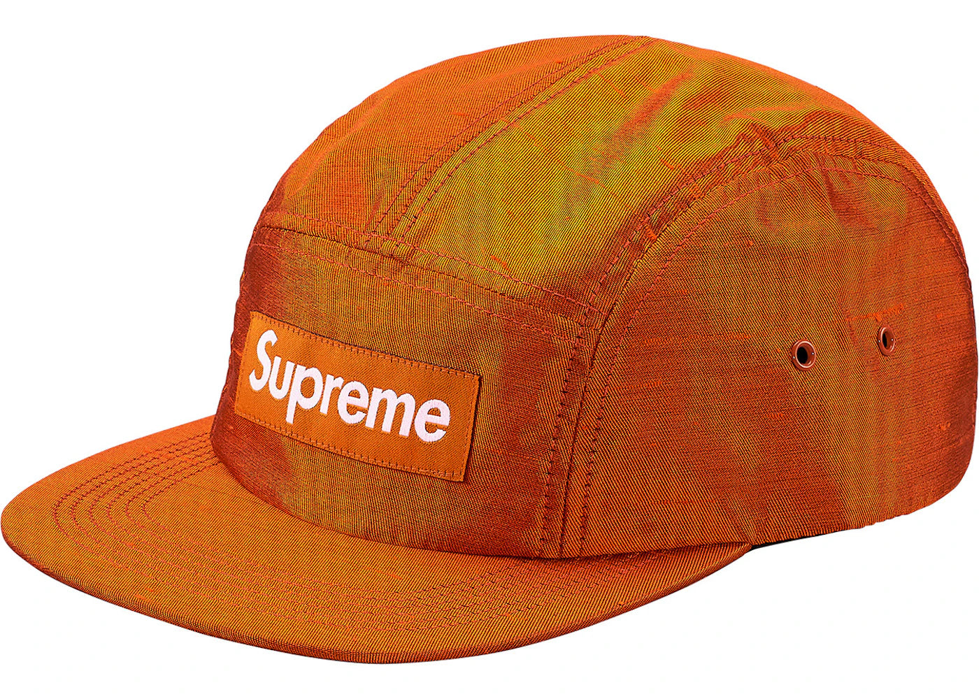 Supreme Raw Silk Camp Cap Orange