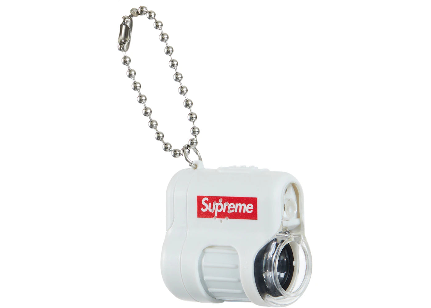 Supreme Raymay Pocket Microscope Keychain (SS23) White