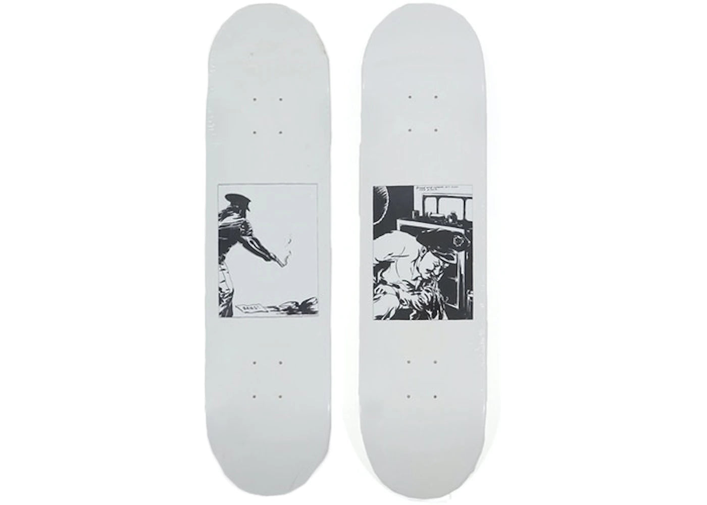 Supreme Raymond Pettibon Bang & Blood Sperm Skateboard Deck Multi Set