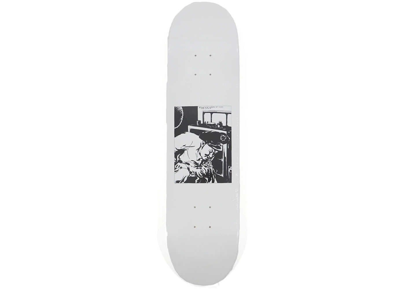 Supreme Raymond Pettibon Blood & Sperm Skateboard Deck Multi