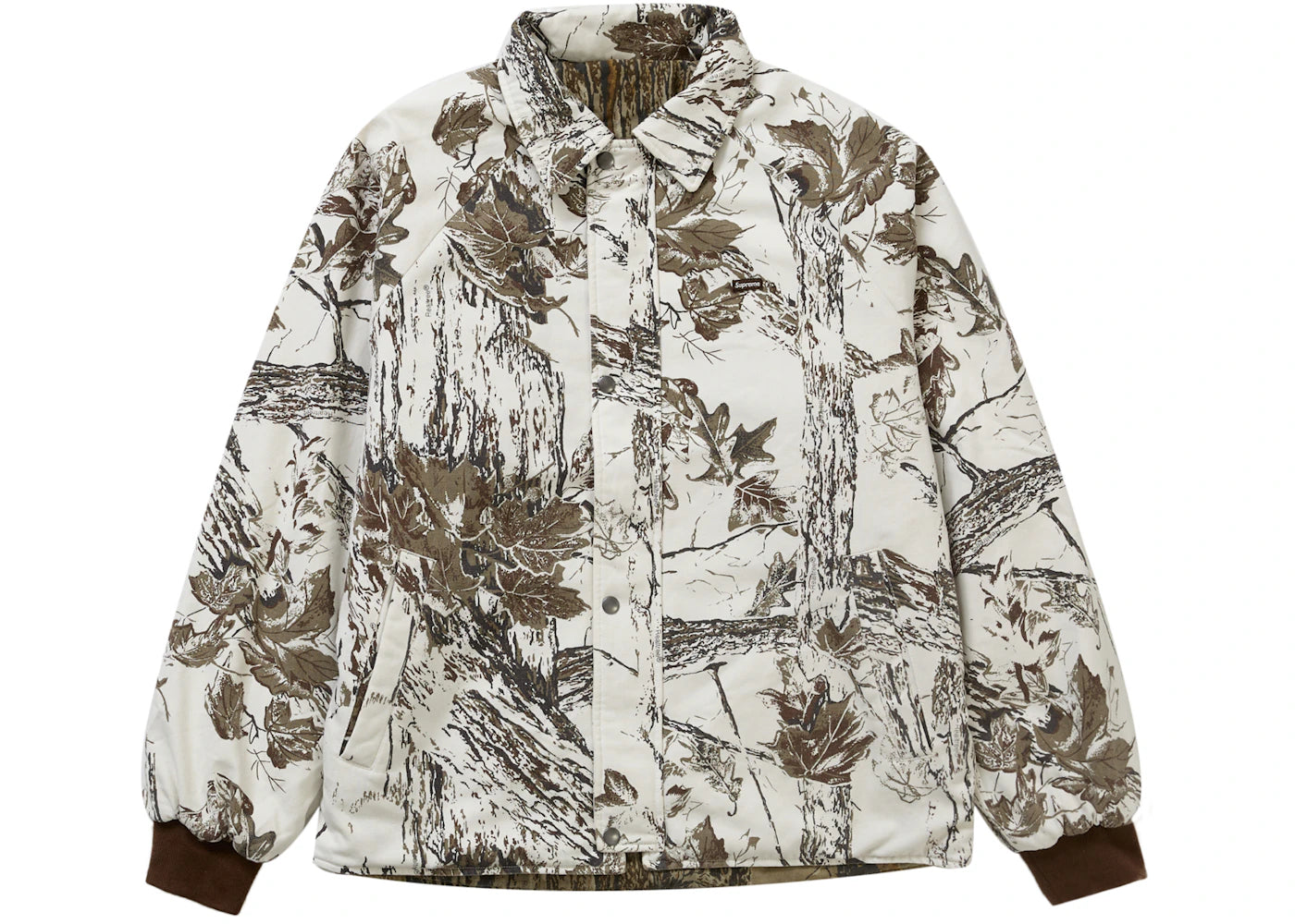 Supreme RealTree Reversible Quilted Work Jacket Snow Camo