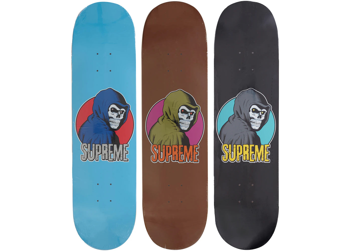 Supreme Reaper Skateboard Deck Set Multicolor