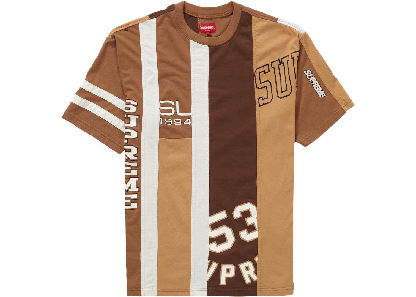 Supreme Reconstructed S/S Top Brown