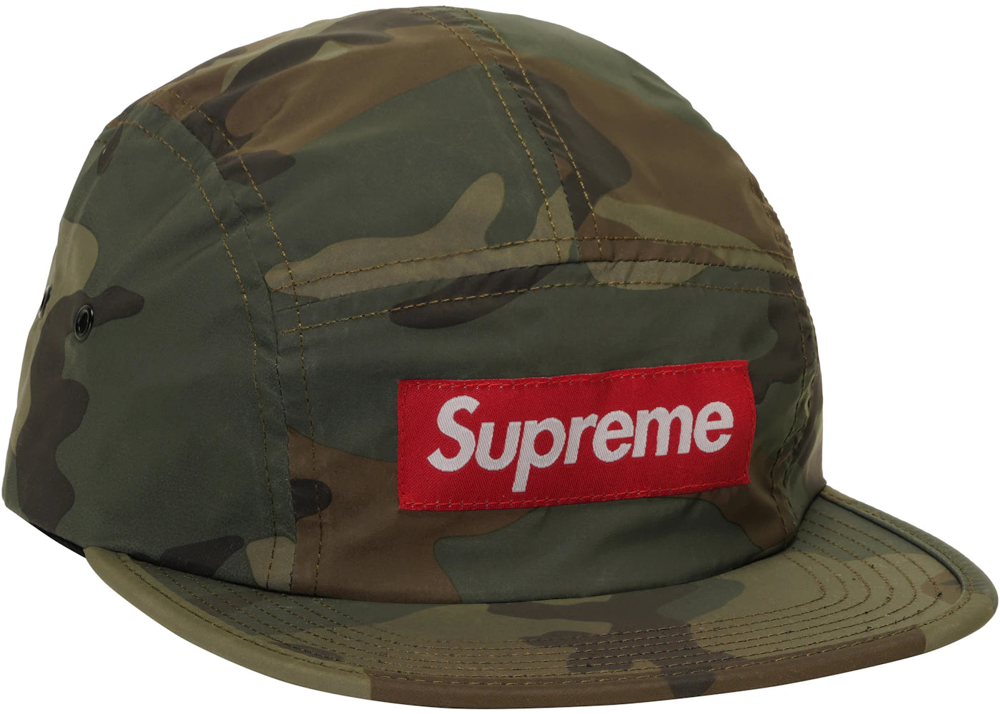 Supreme Reflective Camo Camp Cap Olive
