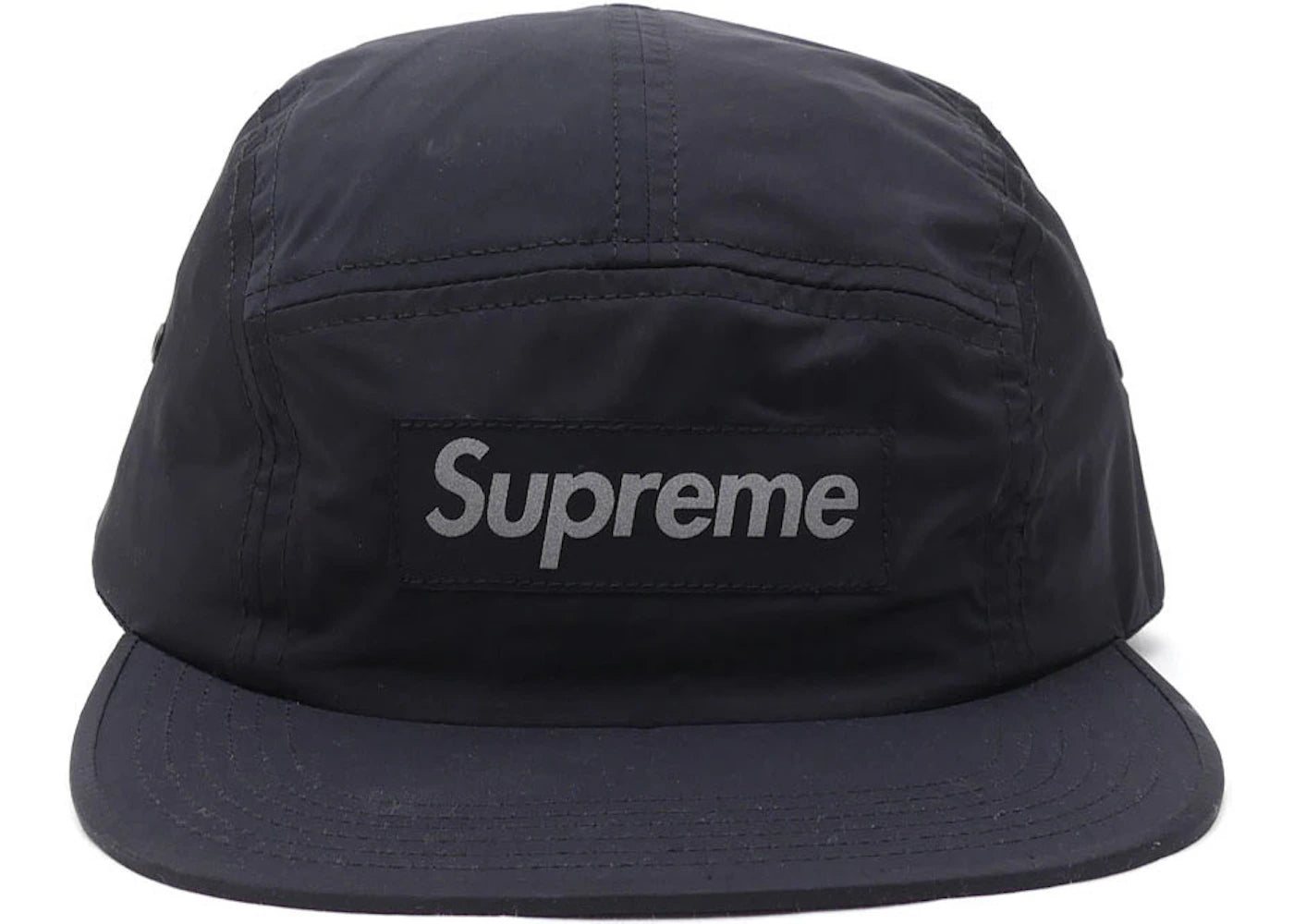 Supreme Reflective Camp Cap Black