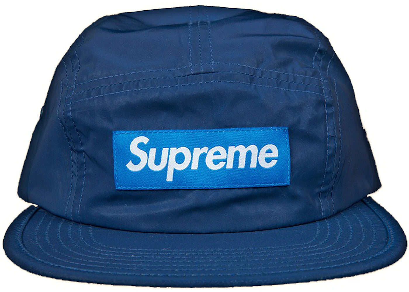 Supreme Reflective Camp Cap Blue