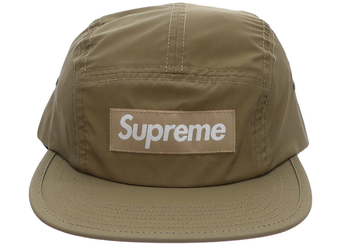 Supreme Reflective Camp Cap Gold