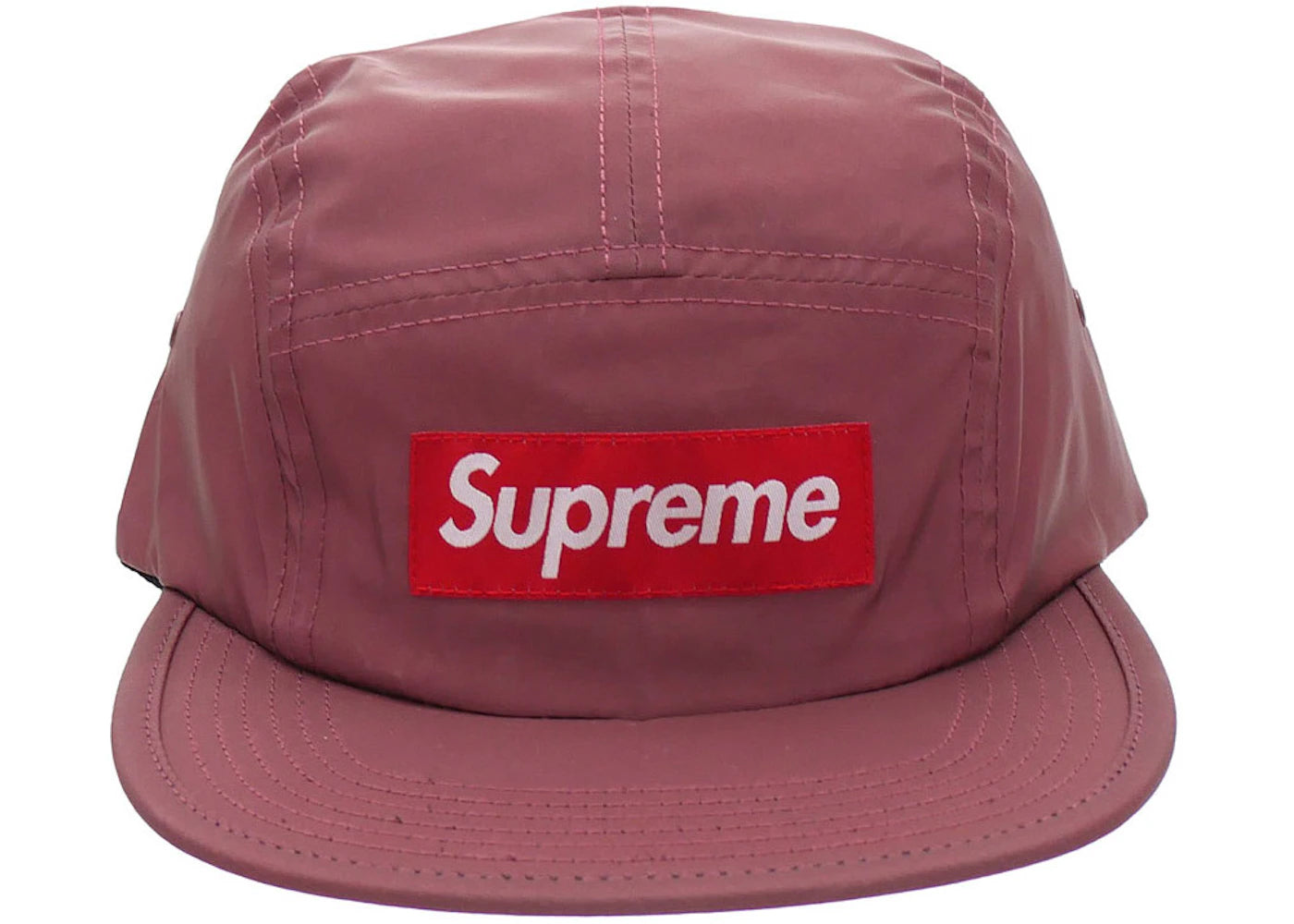 Supreme Reflective Camp Cap Red