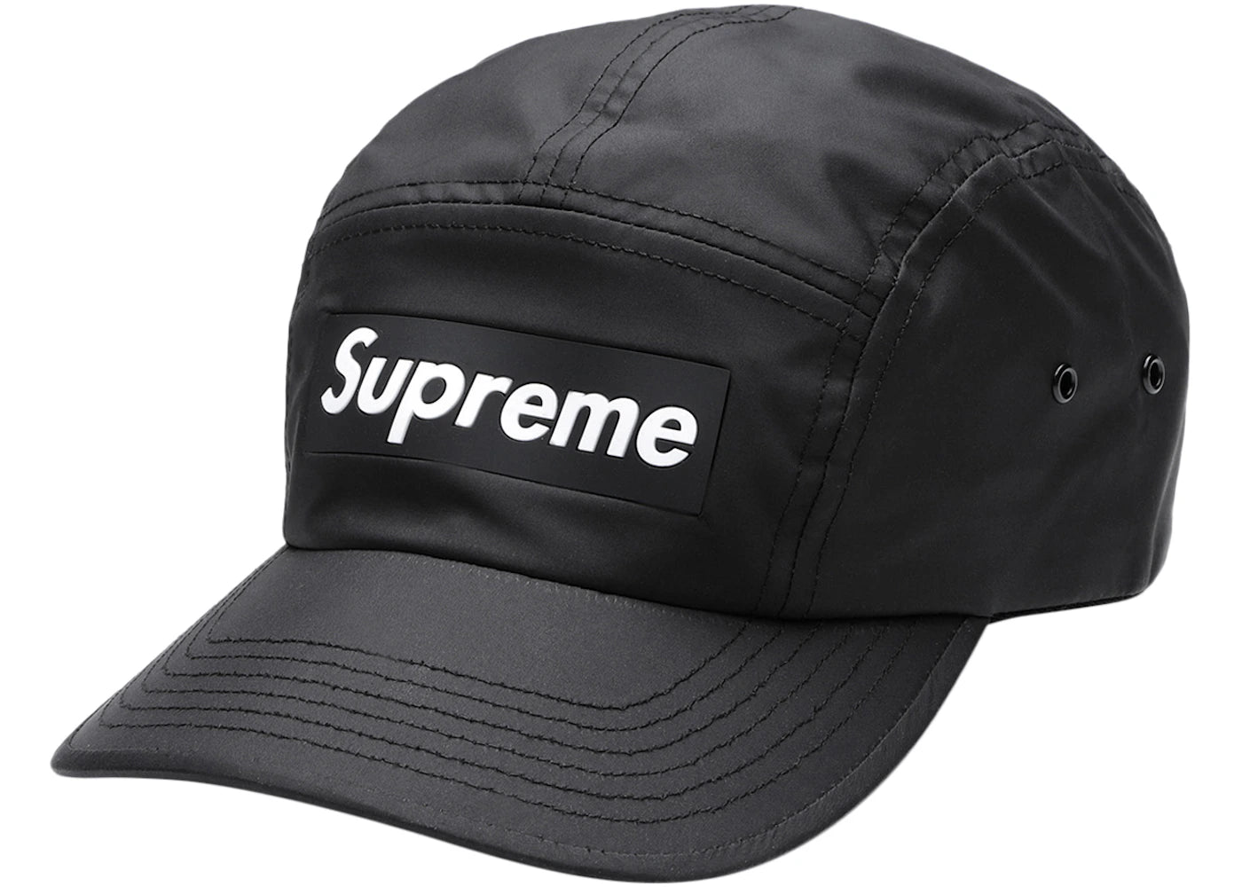 Supreme Reflective Camp Cap (SS20) Black