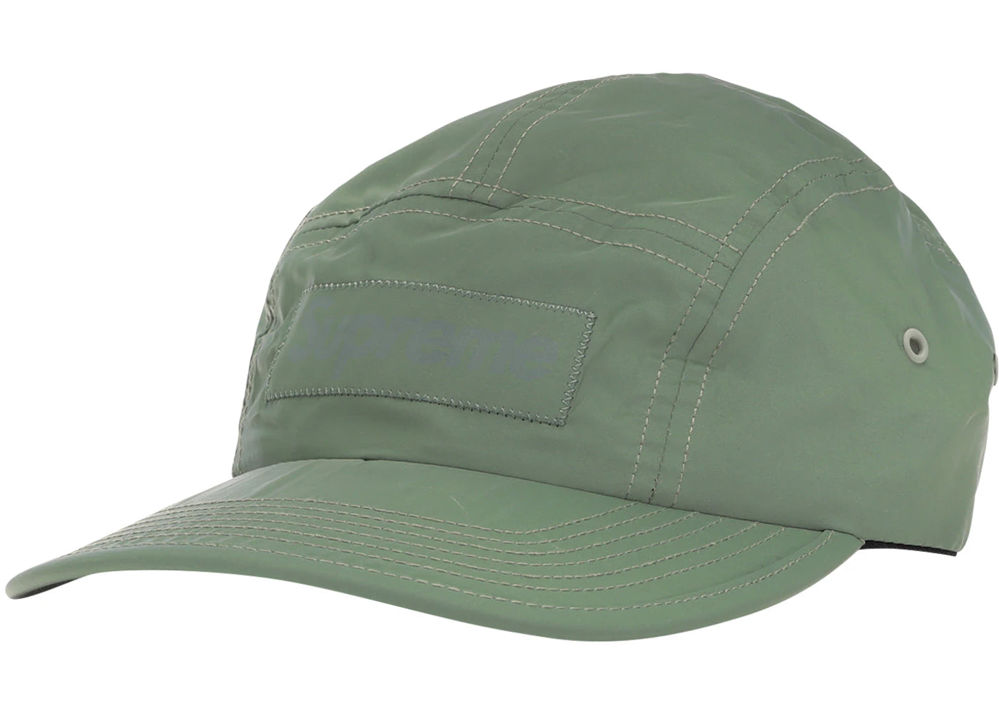 Supreme Reflective Camp Cap (SS20) Green