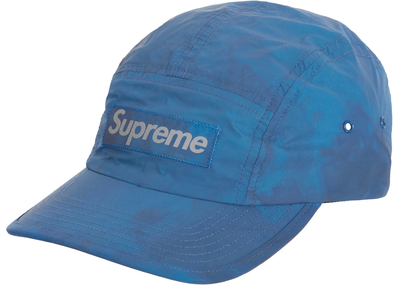 Supreme Reflective Dyed Camp Cap Blue