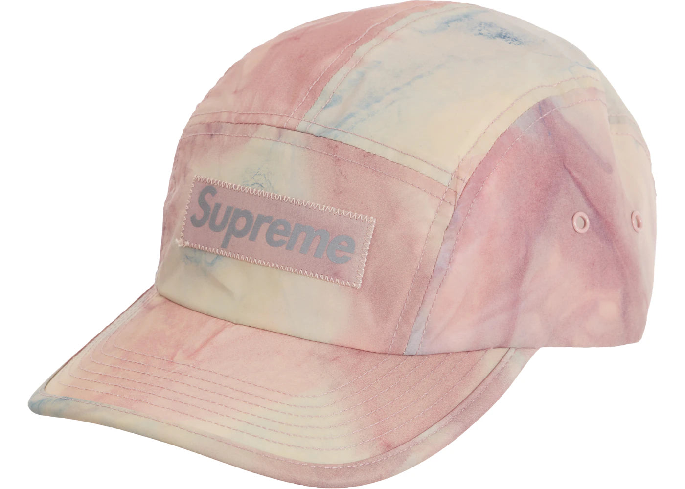 Supreme Reflective Dyed Camp Cap Magenta