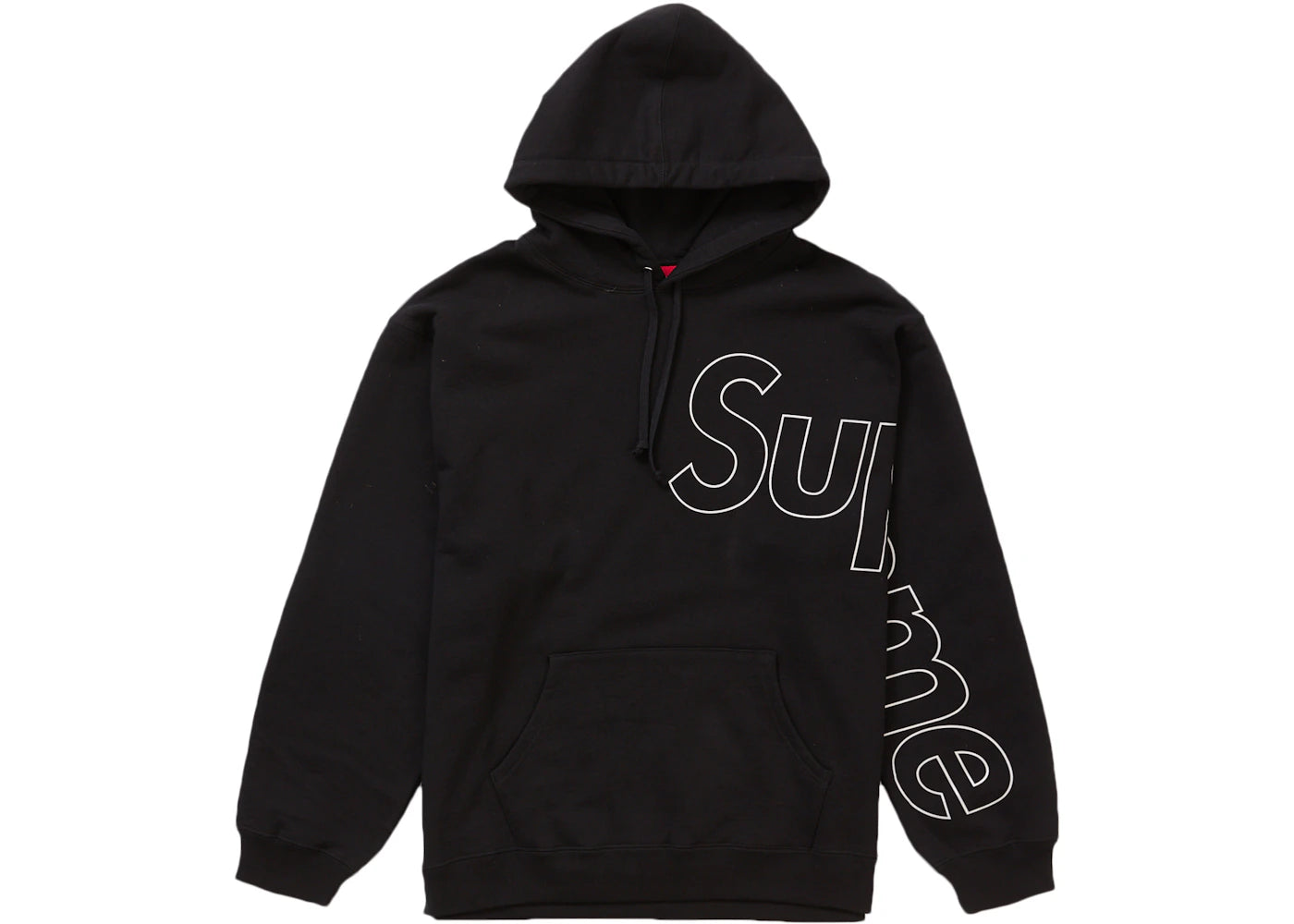 Supreme Reflective Hooded Sweatshirt Black