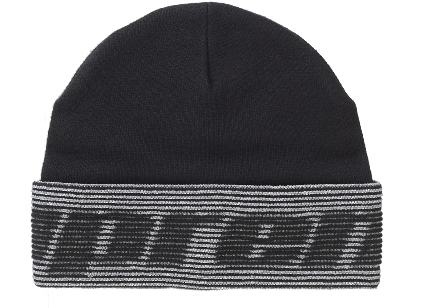 Supreme Reflective Jacquard Beanie Black