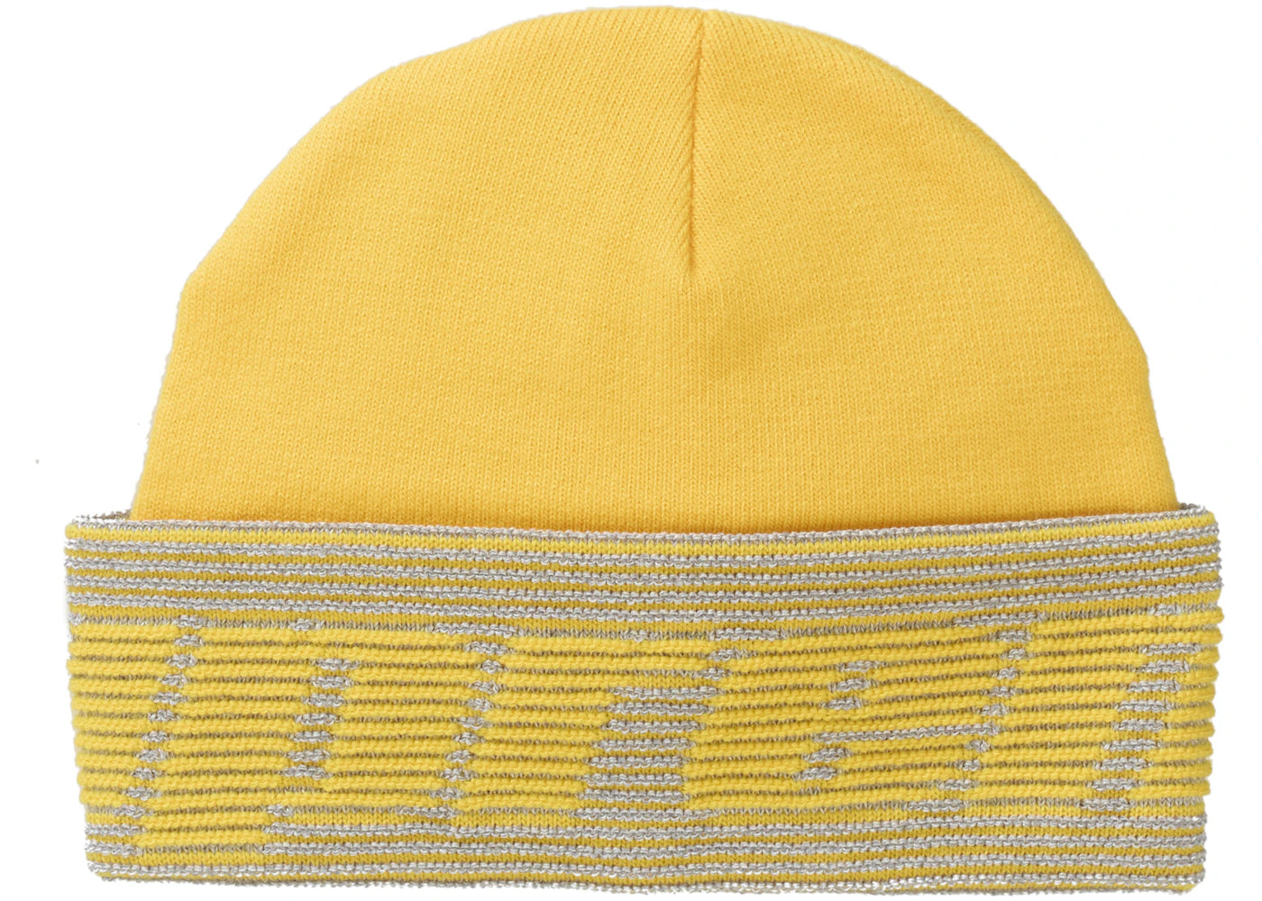 Supreme Reflective Jacquard Beanie Mustard