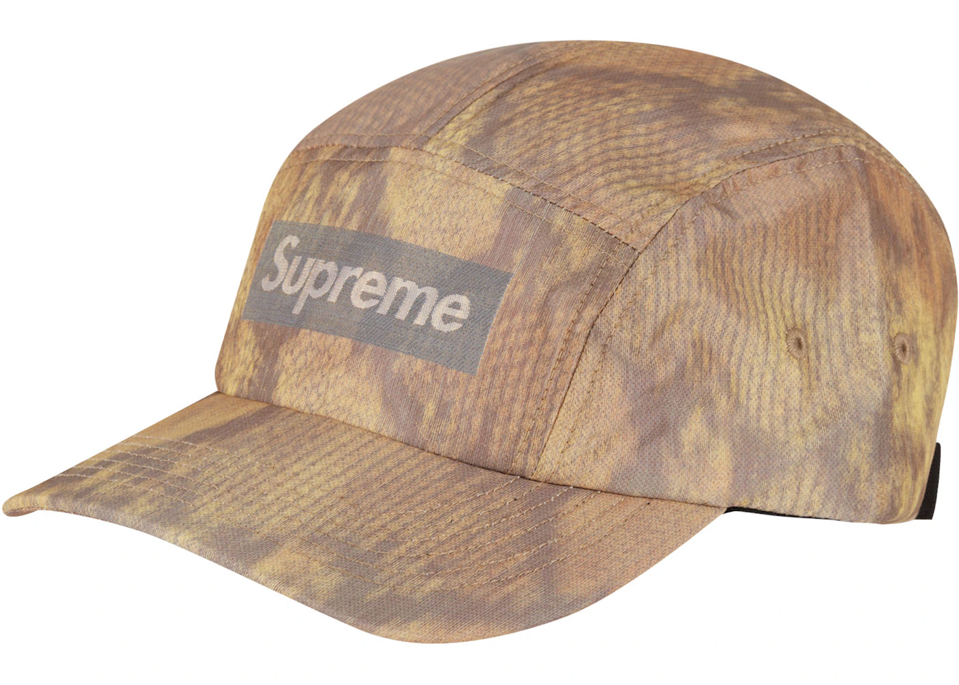 Supreme Reflective Jacquard Logo Camp Cap (FW22) Snake