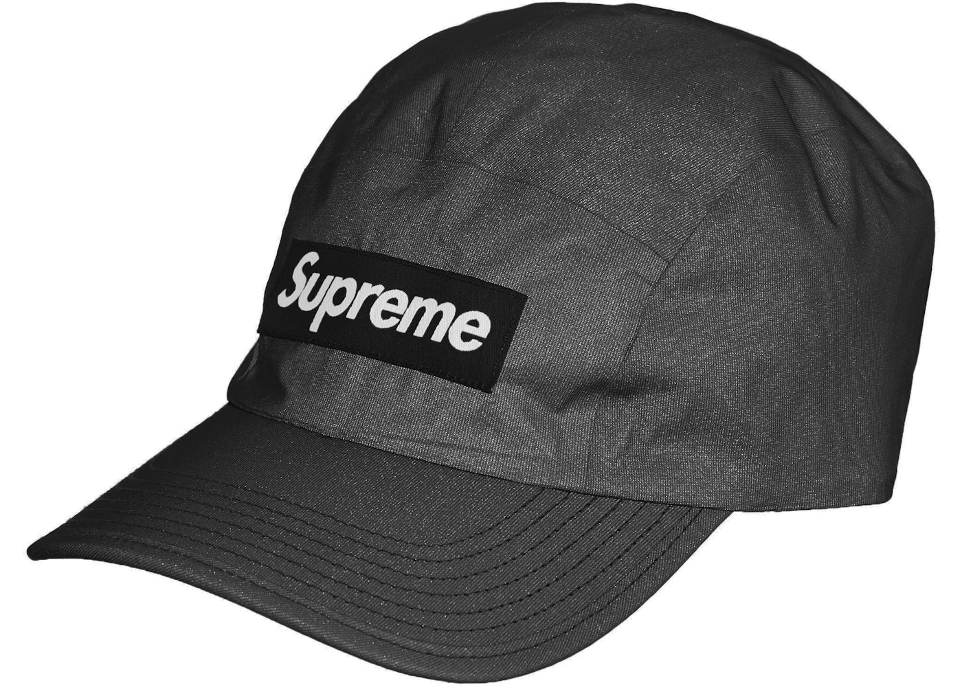 Supreme Reflective Mesh Camp Cap Black