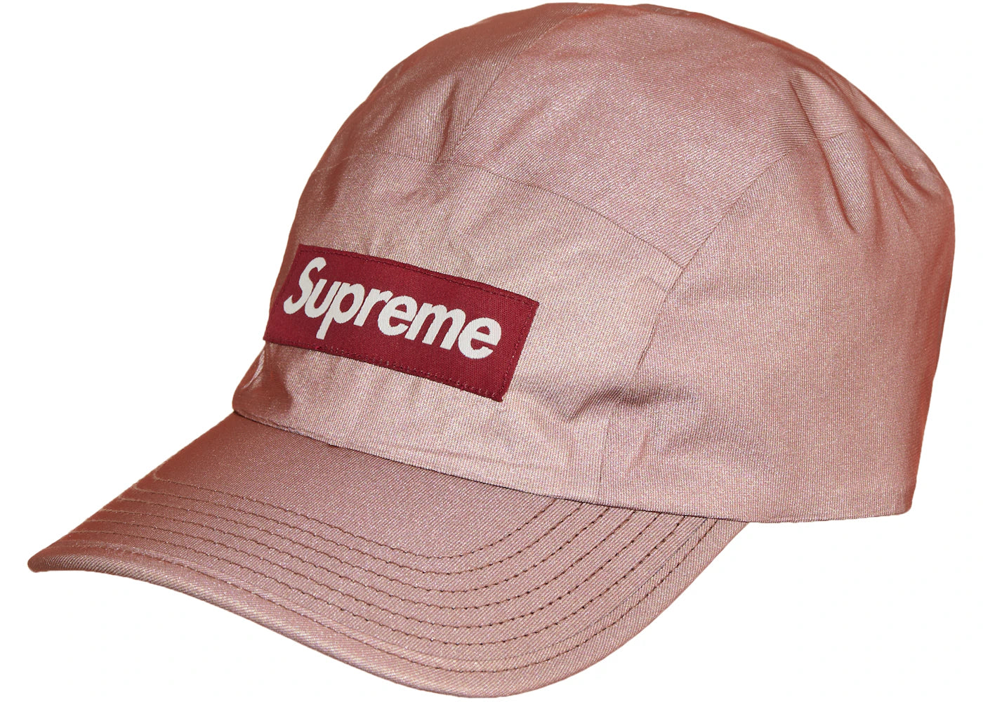 Supreme Reflective Mesh Camp Cap Brown